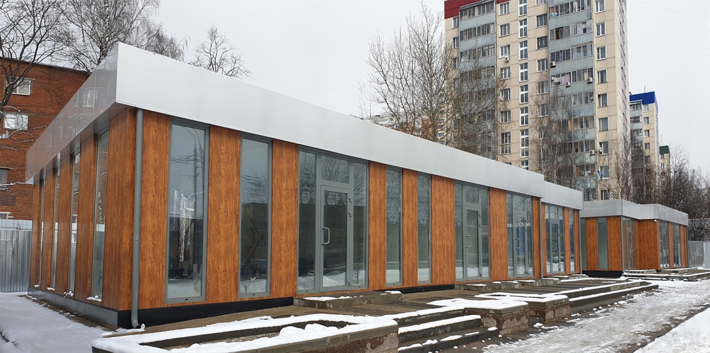 Торговые павильоны МодульДом из алюкобонда Павильон из алюкобонда